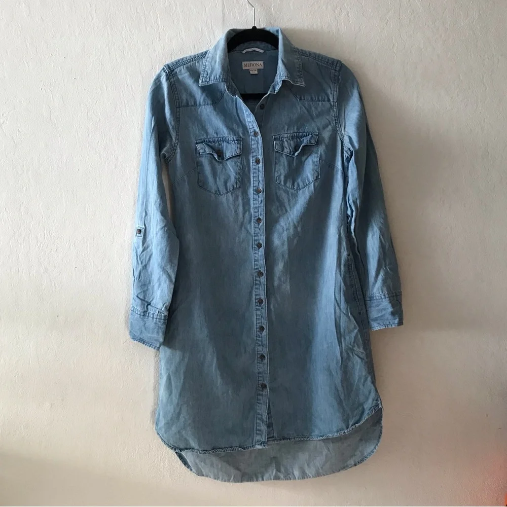 Merona Denim Shirt Dress